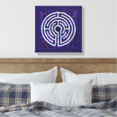 LABYRINTH VIII 12x12 Wrapped Canvas (2,5" Deep) Leinwanddruck (Insitu (Schlafzimmer))