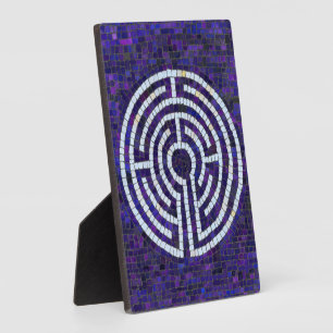 LABYRINTH VIII 12x18 Plaque mit Easel Fotoplatte