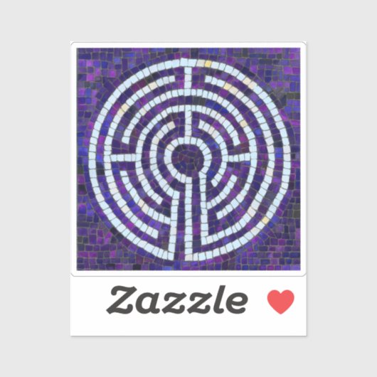 LABYRINTH VIII 2x2 Vinyl Sticker (Blatt)