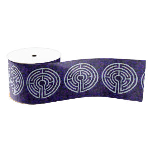 LABYRINTH VIII 3" Grosgrain Ribbon Ripsband