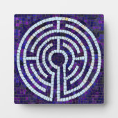 LABYRINTH VIII 5,25 Square Plaque with Easel Fotoplatte (Vorderseite)