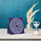 LABYRINTH VIII 5,25 Square Plaque with Easel Fotoplatte (InSitu)