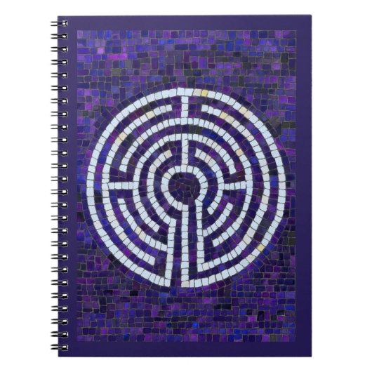 LABYRINTH VIII 6.5x8.75 Spiral-Notebook Notizblock (Vorderseite)