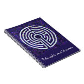 LABYRINTH VIII 6.5x8.75 SpiralNotebook + Text Notizblock (Rechte Seite)