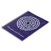 LABYRINTH VIII 6.5x8.75 SpiralNotebook + Text Notizblock (Linke Seite)