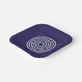 LABYRINTH VIII 7" Square Paper Tellers - Violet Pappteller (Gewinkelt)