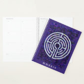LABYRINTH VIII 8.5x11 Planer + Text / Violett (Anzeige)