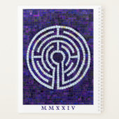 LABYRINTH VIII 8.5x11 Planer + Text / weiß (Rückseite)