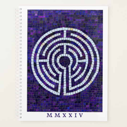 LABYRINTH VIII 8.5x11 Planer + Text / weiß (Vorderseite)
