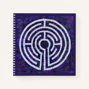 LABYRINTH VIII 8.5x8.5 SpiralNotebook Notizblock
