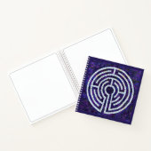LABYRINTH VIII 8.5x8.5 SpiralNotebook Notizblock (Innenseite)