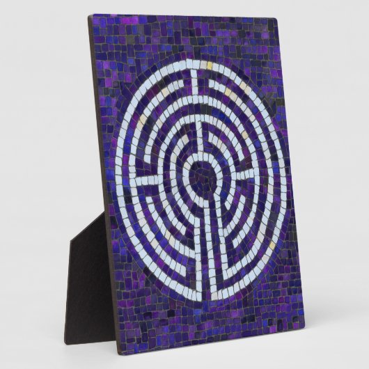 LABYRINTH VIII 8x10 Plaque mit Easel Fotoplatte (Seite)