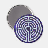 LABYRINTH VIII Round Magnet (Vorderseite/Rückseite)