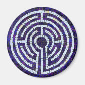 LABYRINTH VIII Round Magnet (Vorne)