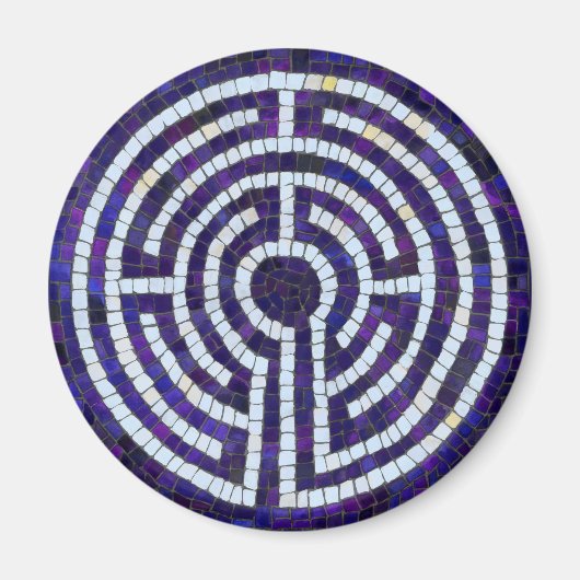 LABYRINTH VIII Round Magnet (Vorne)