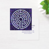 LABYRINTH VIII Square Business Card (Schreibtisch)
