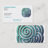 Labyrinth-Visitenkarte Visitenkarte (Vorne/Hinten)