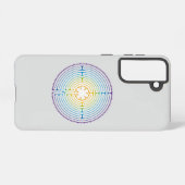 Labyrinth von Chartres Illustration - Rainbow Colo Samsung Galaxy Hülle (Rückseite (Horizontal))