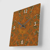 Labyrinth Wall Clock Quadratische Wanduhr (Winkel)