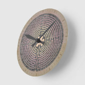 Labyrinth Wall Clock Runde Wanduhr (Winkel)