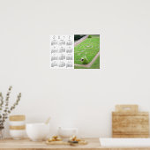 Labyrinth White Calendar Poster 2017 (Küche)