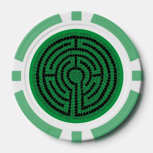 LABYRINTH XI-Poker-Chips Pokerchips (Vorderseite)