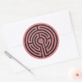 LABYRINTH XVI Große runde Sticker (Umschlag)