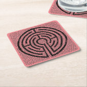 LABYRINTH XVI Square Paper Untersetzer (angewinkelt)