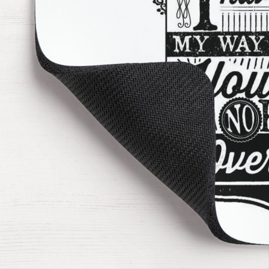 Labyrinth-Zitat haben Sie keinen Power über mir Mousepad (Ecke)