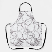 Labyrinthe Beauty Abstract Art Apron Schürze (Vorderseite)
