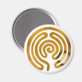 Labyrinthgold | Erstellen Sie Ihren eigenen Hinter Magnet (Vorderseite/Rückseite)