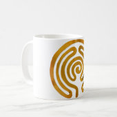 Labyrinthgold Kaffeetasse (Vorderseite Links)
