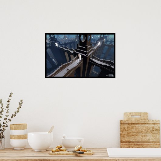 Labyrinthisch Poster (Küche)