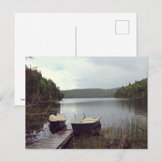 Lac à l'eau clair postkarte (Vorne/Hinten)