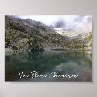 Lac Blanc, Chamonix Poster
