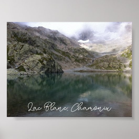 Lac Blanc, Chamonix Poster (Vorne)