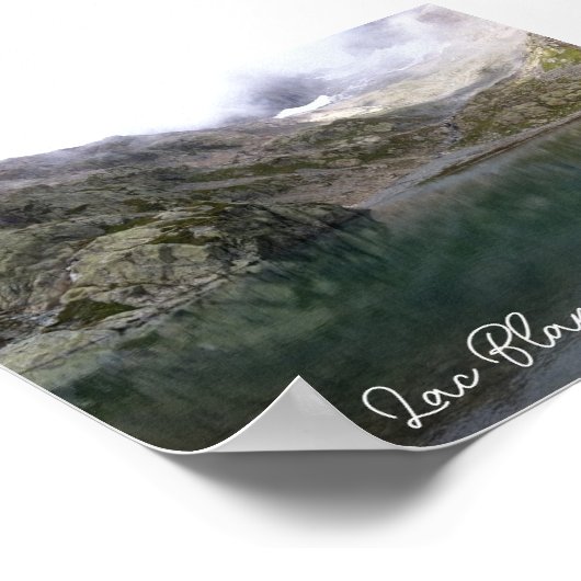 Lac Blanc, Chamonix Poster (Ecke)