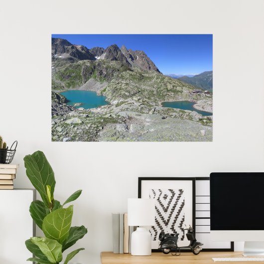 Lac Blanc Chamonix Poster (Heimbüro)