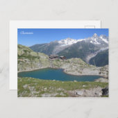 Lac Blanc Chamonix Postkarte (Vorne/Hinten)
