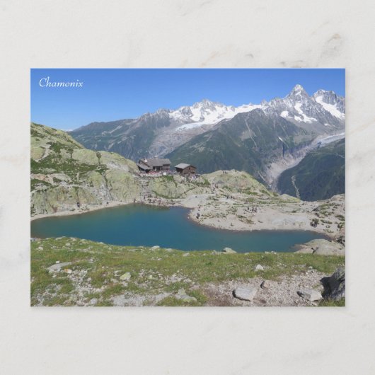 Lac Blanc Chamonix Postkarte (Vorderseite)
