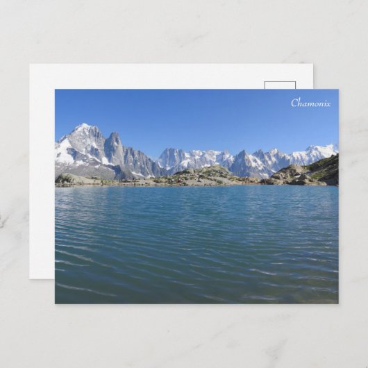 Lac Blanc Chamonix Postkarte (Vorne/Hinten)