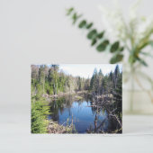 Lac Boyer Postkarte (Stehend Vorderseite)