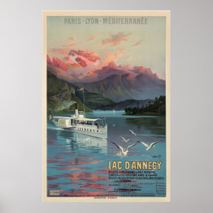 Lac d’Annecy Lac Annecy Auvergne-Rhône-Alpes Poster