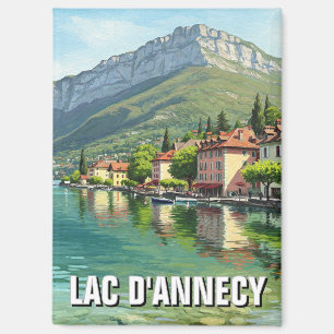 Lac D'Annecy Lake Annecy Frankreich Magnet