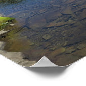 Lac de Cheserys - Französische Alpen Poster (Ecke)