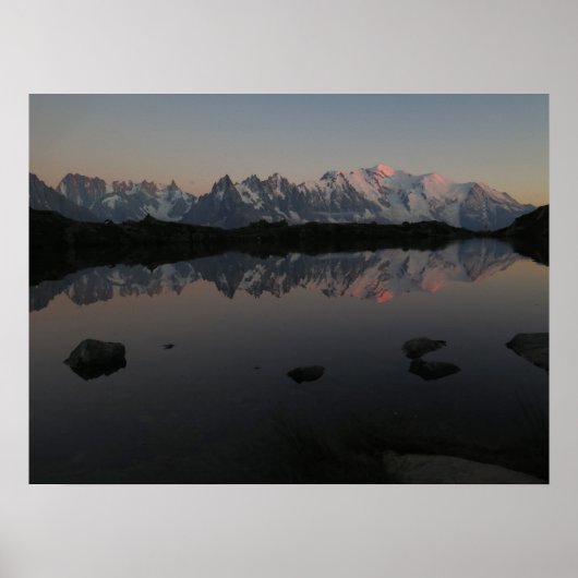 Lac de Cheserys Sonnenaufgang Poster (Vorne)