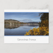 Lac de Gerardmer, Vosges, Frankreich Postkarte (Vorderseite)