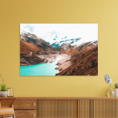 Lac de MoOut in der Schweiz Canvas Print Leinwanddruck (Insitu (Wohnzimmer))