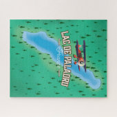 Lac de Paladru Frankreich Puzzle (Horizontal)