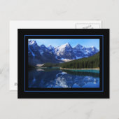 Lac Moraine Postcard Postkarte (Vorne/Hinten)